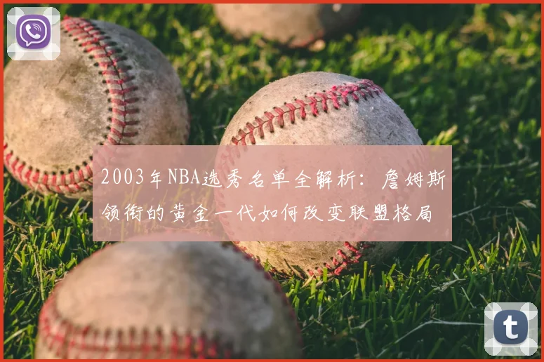 2003年NBA选秀名单全解析：詹姆斯领衔的黄金一代如何改变联盟格局